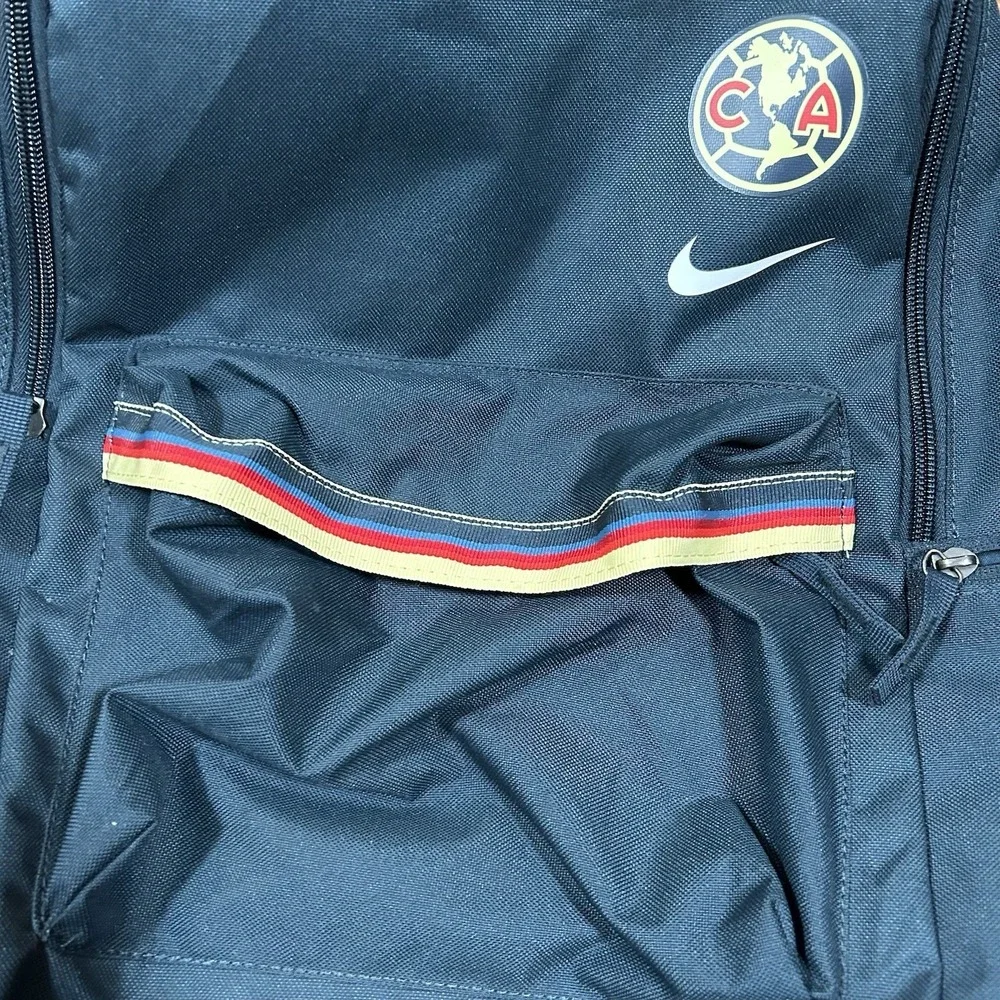 Nike‎ Club América Stadium Soccer Backpack Blue Striped Logo